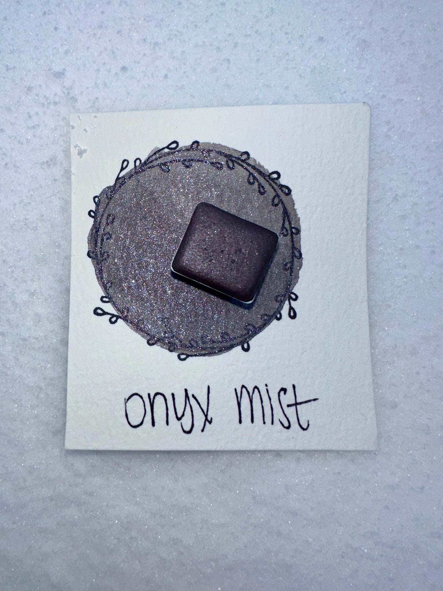 Onyx Mist | SHIMMER Blend | Handmade Watercolors | Handmade Paint | Watercolors | Watercolor | Watercolor Artist
