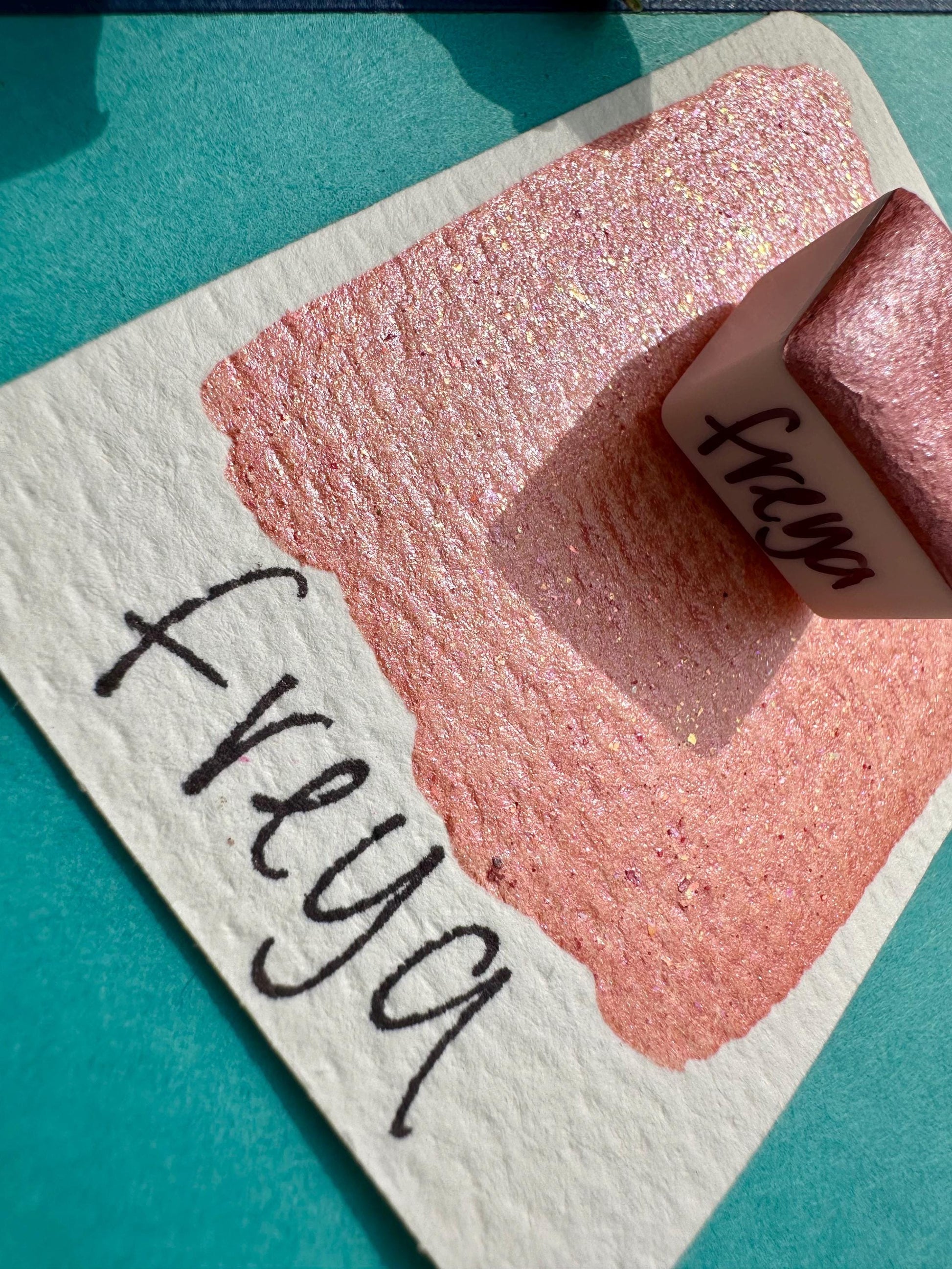 Freya | Handmade Watercolors | Handmade Paint | Calligraphy | Lettering | Colorshift
