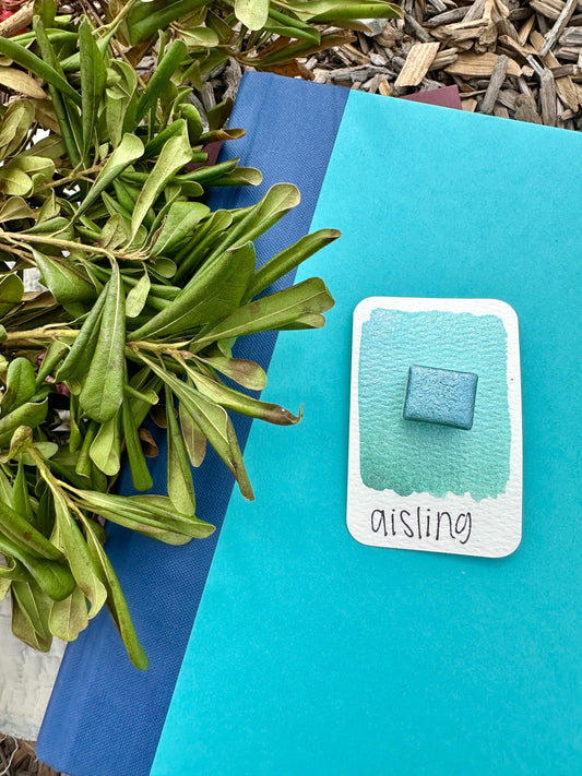Aisling | Handmade Watercolors | Handmade Paint | Calligraphy | Lettering | Colorshift