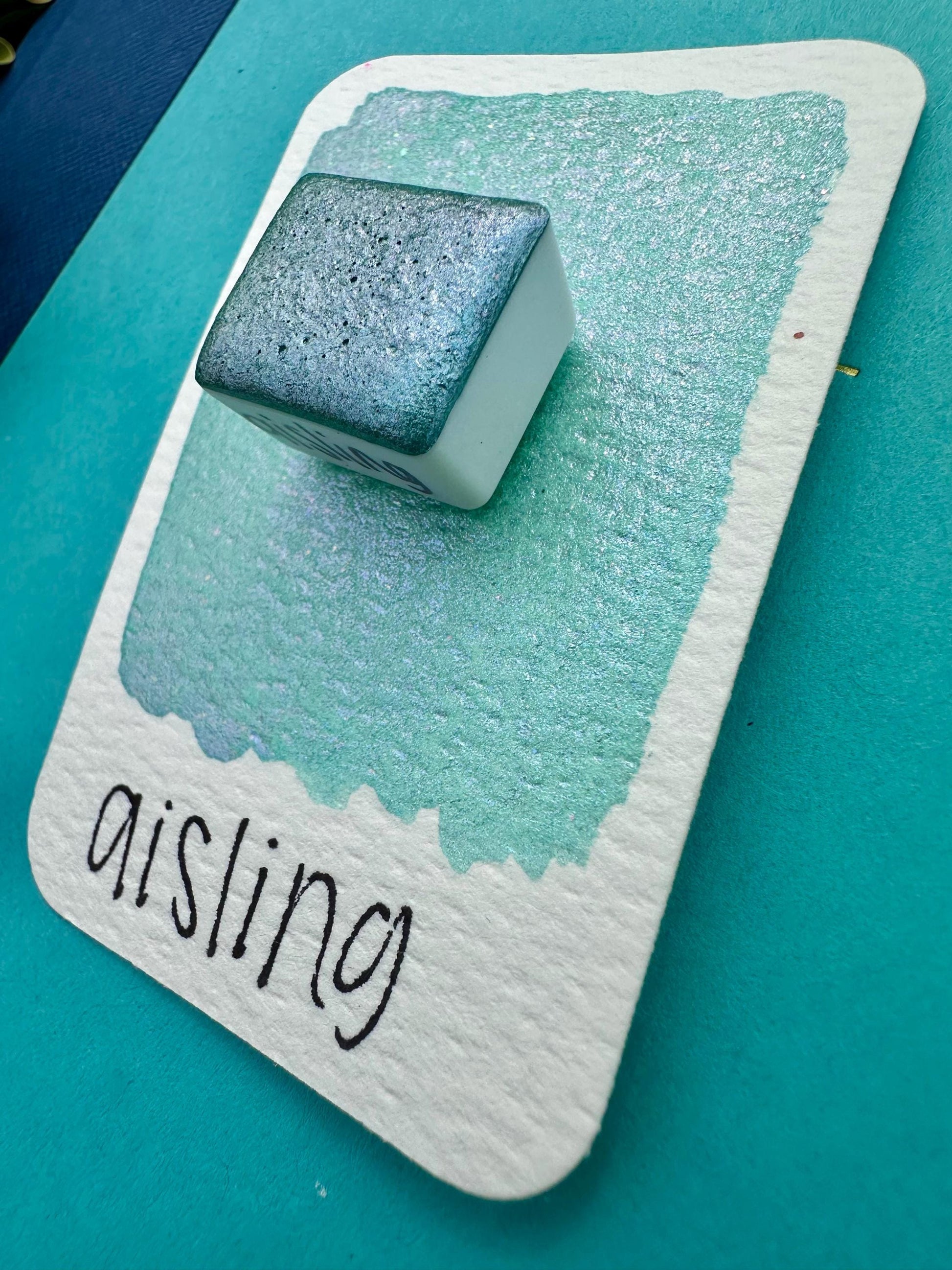 Aisling | Handmade Watercolors | Handmade Paint | Calligraphy | Lettering | Colorshift