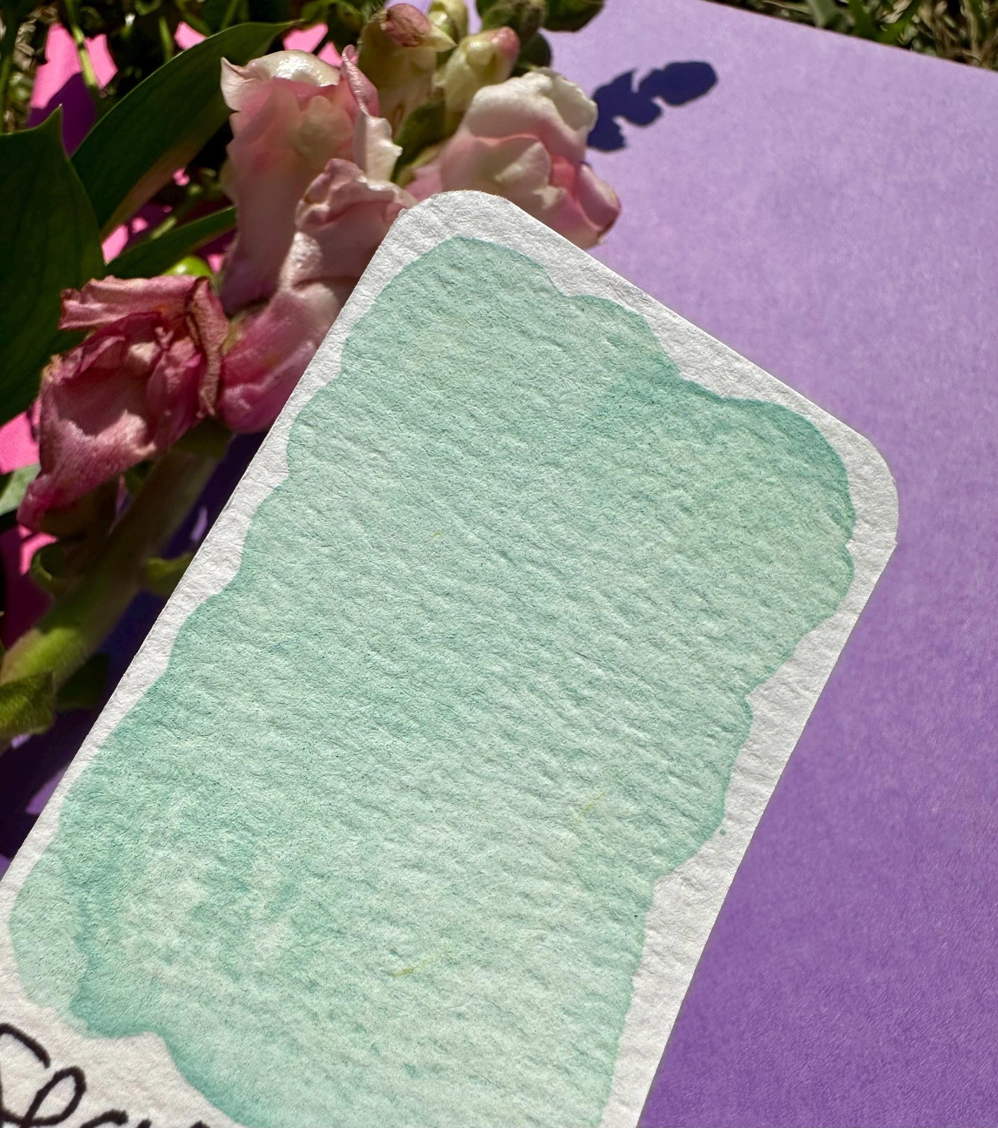 Sea Foam | Handmade Watercolors | Handmade Paint | Watercolors | Watercolor Florals | Boho Series | Watercolor Artist