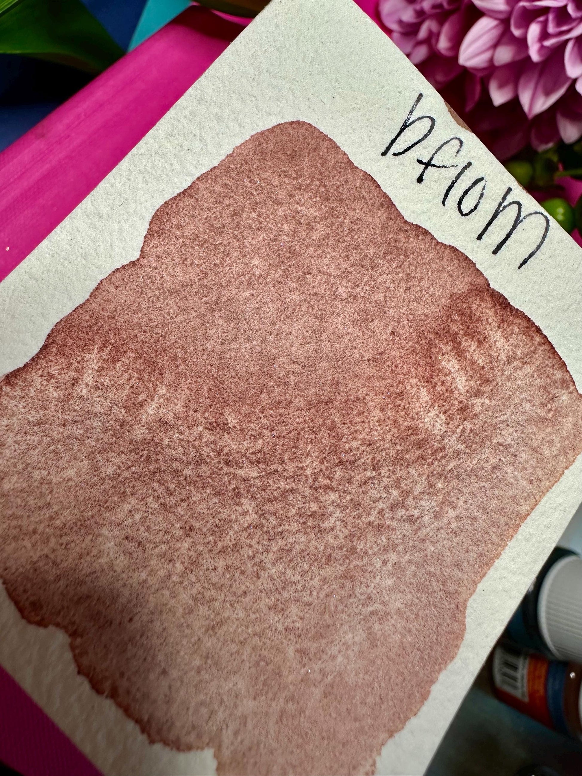 BF10M | Handmade Watercolors | GRANULATING | Handmade Cards | Watercolor Florals | Matte Pigment | Half Pans