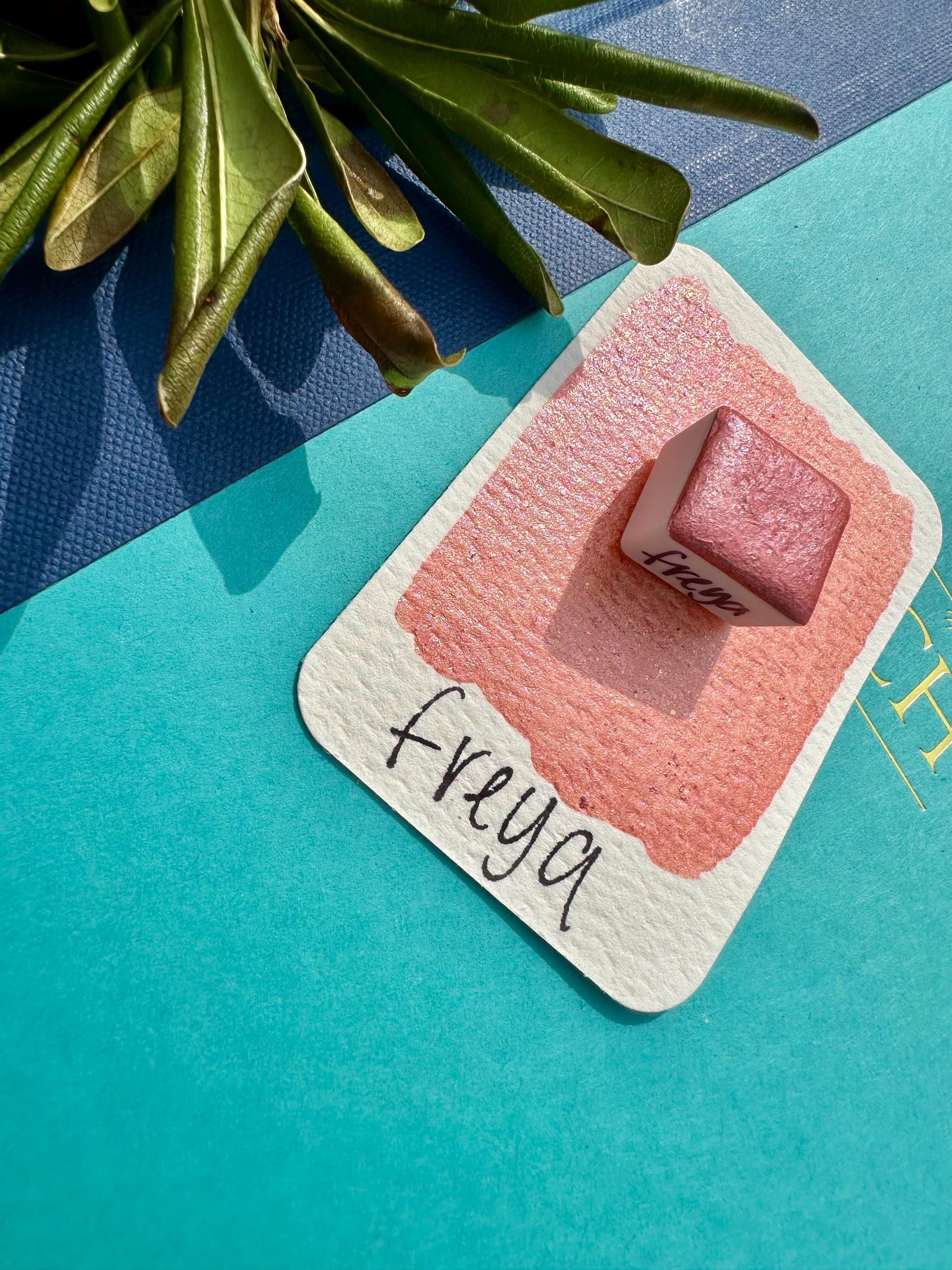 Freya | Handmade Watercolors | Handmade Paint | Calligraphy | Lettering | Colorshift