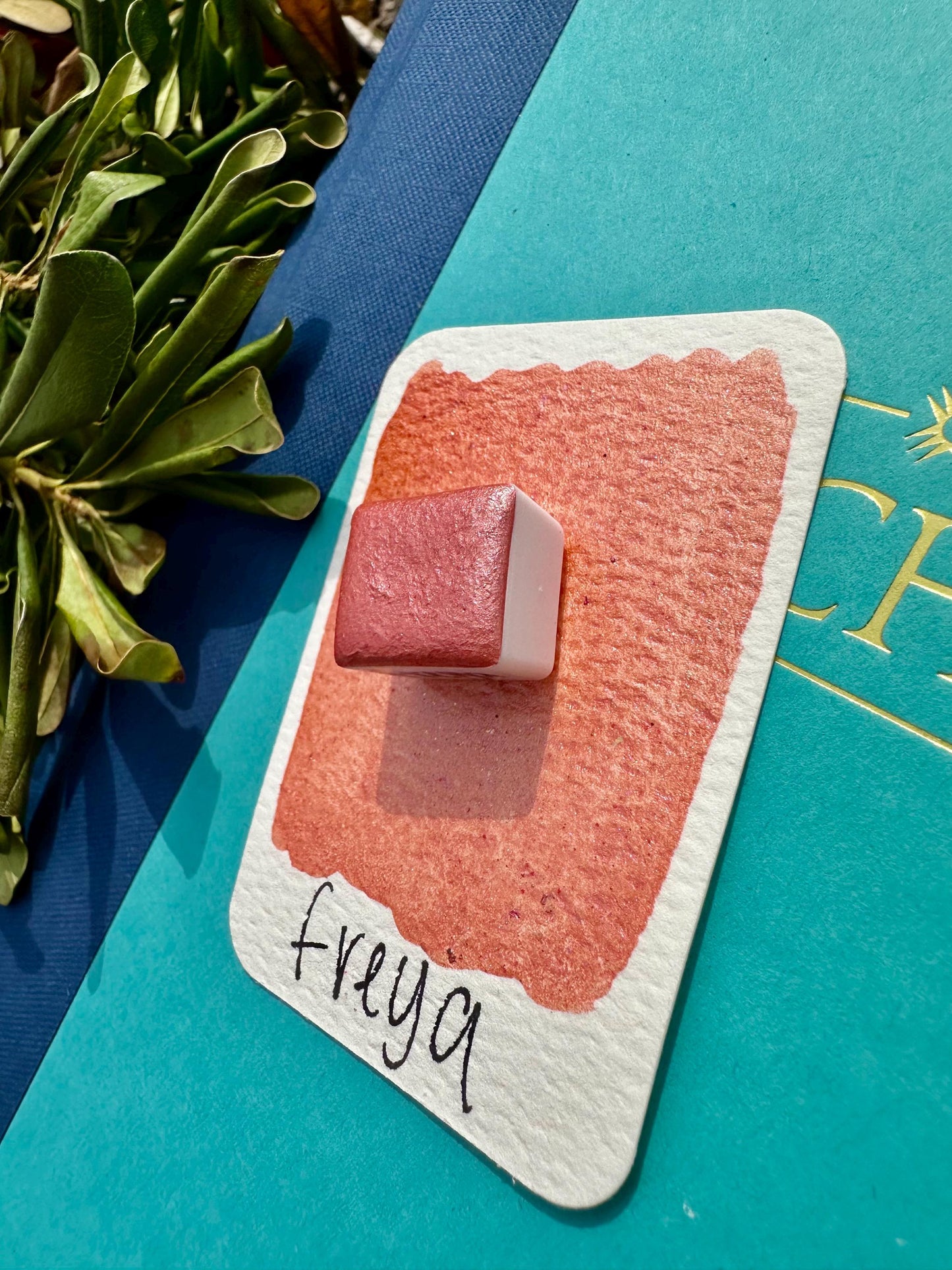 Freya | Handmade Watercolors | Handmade Paint | Calligraphy | Lettering | Colorshift