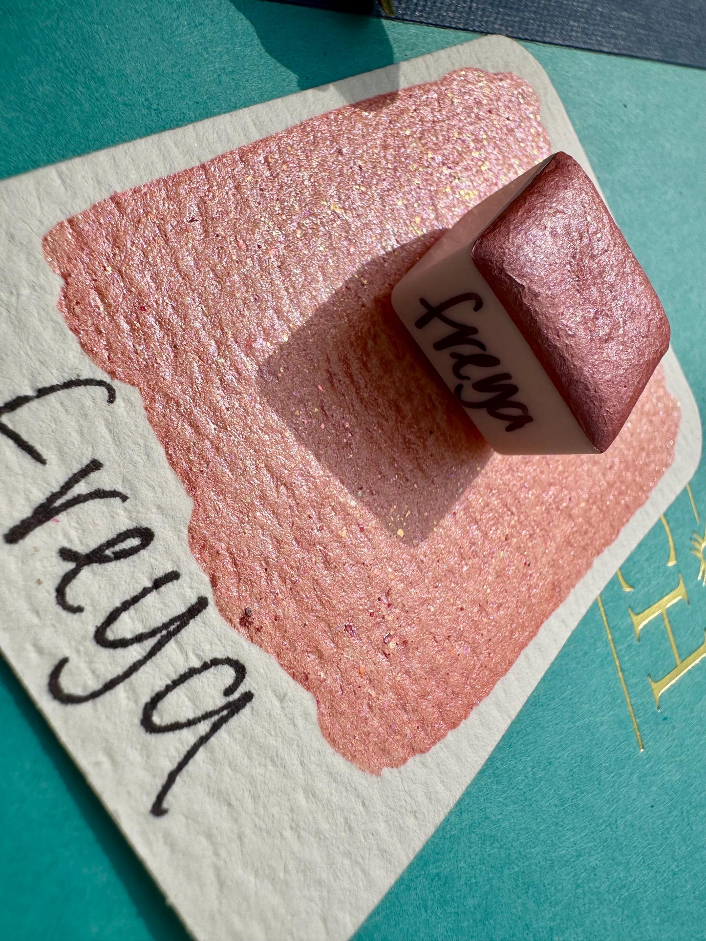 Freya | Handmade Watercolors | Handmade Paint | Calligraphy | Lettering | Colorshift