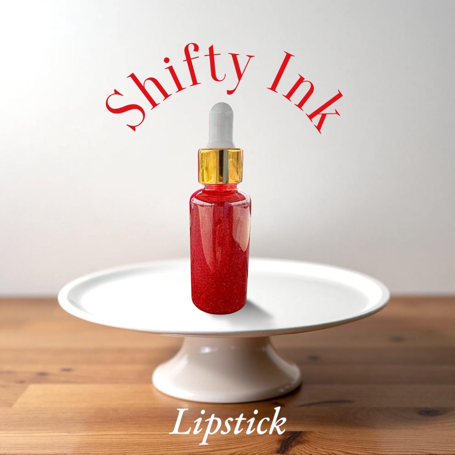 Lipstick | Shifting Ink | Handmade Ink | Calligrapby | Stencils | Handmade Cards| Watercolor Art | Colorshift Ink | Shimmer Ink