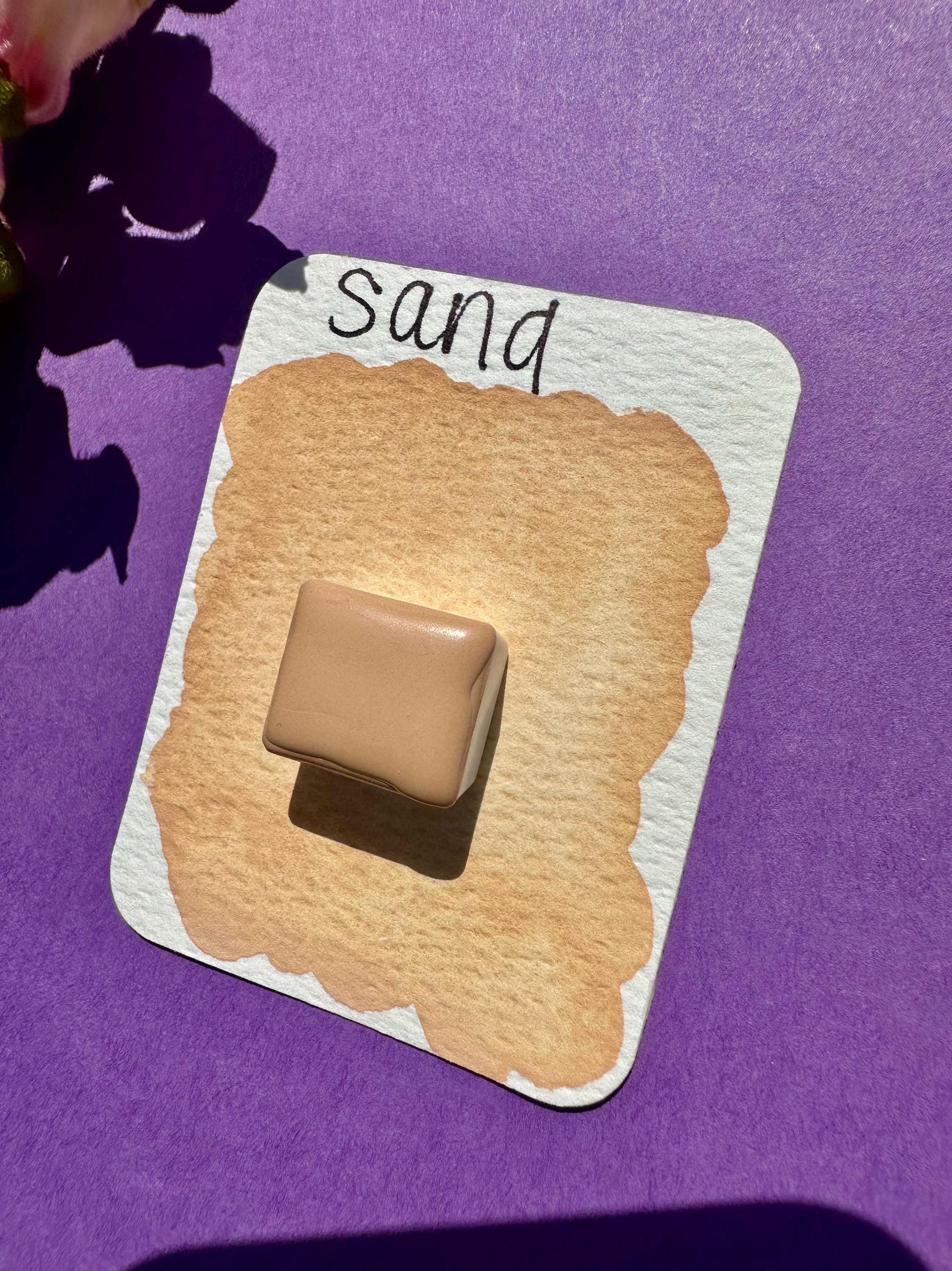 Sandy Cheeks | Granulating Watercolors | Handmade Watercolors | Handmade Paint | Watercolors | Watercolor Artist | Matte Watercolors |
