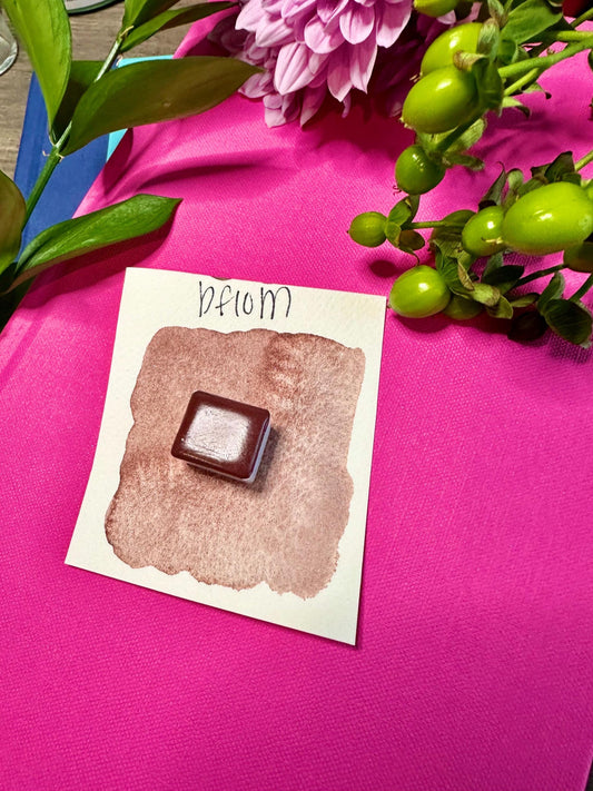 BF10M | Handmade Watercolors | GRANULATING | Handmade Cards | Watercolor Florals | Matte Pigment | Half Pans