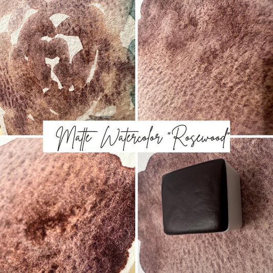 Rosewood | Handmade Watercolors | Handmade Paint | Watercolors | Watercolor Artist | Natural Paint | Florals