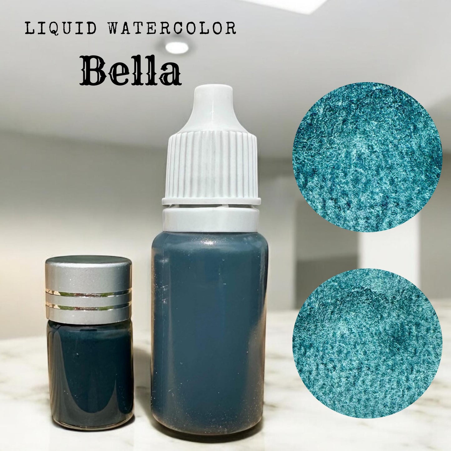 Bella | Liquid Watercolor | Matte Watercolors | Handmade Watercolors | Granulating Matte | Matte Florals | Boho Series | Watercolors