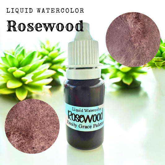 Rosewood | Liquid Watercolor | Matte Watercolors | Handmade Watercolors | Granulating Matte | Matte Florals | Boho Series | Watercolors
