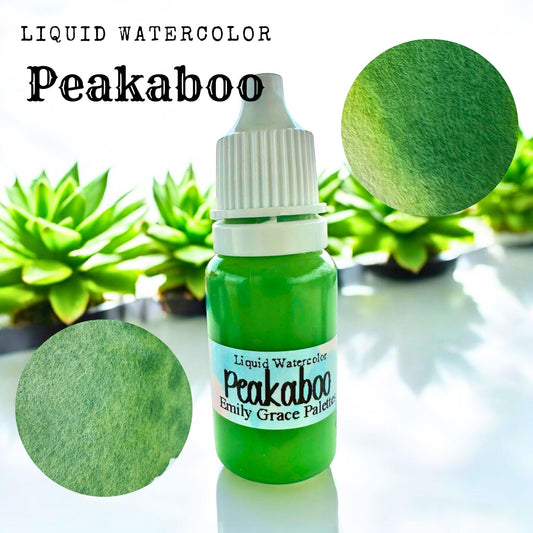 Peakaboo | Liquid Watercolor | Matte Watercolors | Handmade Watercolors | Granulating Matte | Matte Florals | Boho Series | Watercolors