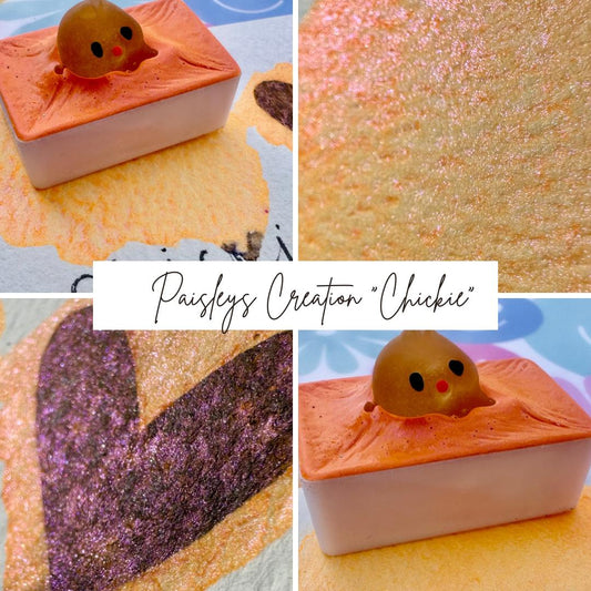 Chickie | Neon Blend | Handmade Watercolors | Handmade Paint | Watercolors | Watercolor | Watercolor Artist