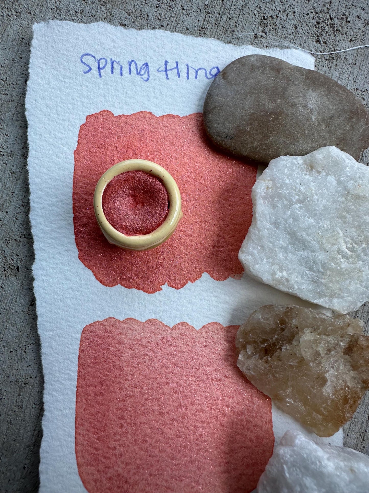Honey Pot Watercolors! SPRING FLING| Handmade Watercolors | Handmade Paint | Watercolors | Watercolor | Watercolor Artist | Half pan size