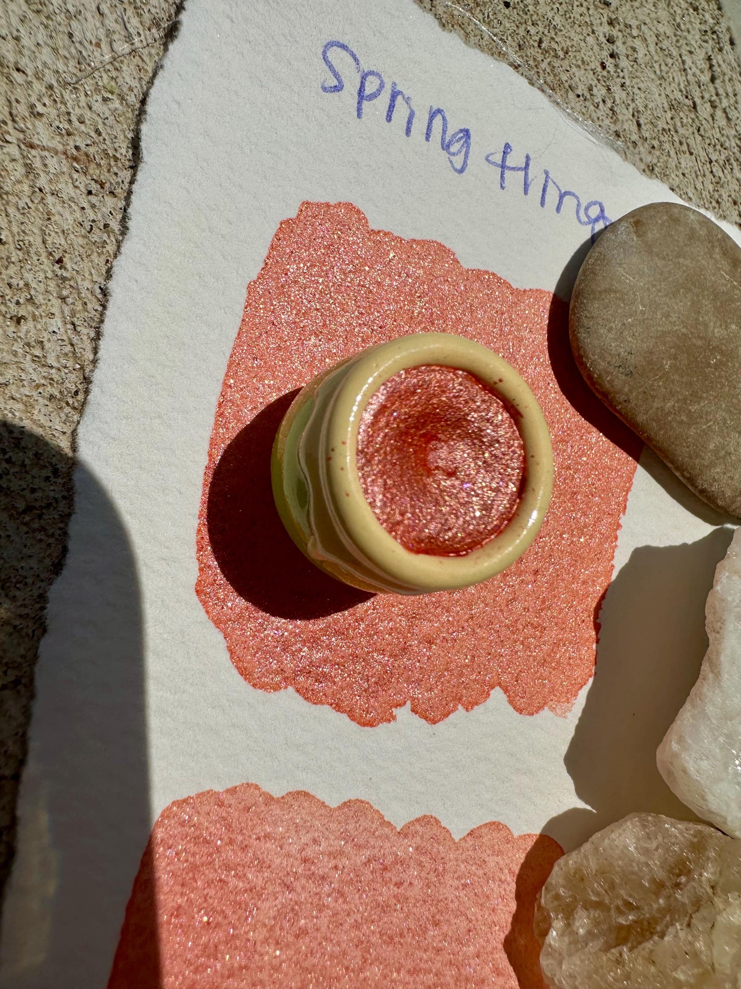 Honey Pot Watercolors! SPRING FLING| Handmade Watercolors | Handmade Paint | Watercolors | Watercolor | Watercolor Artist | Half pan size