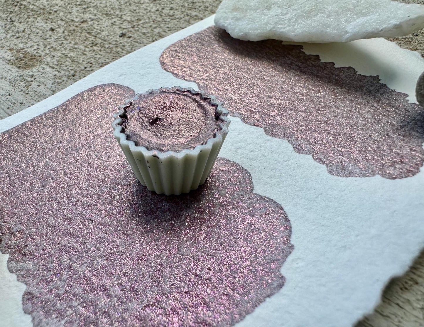 Muffin Pan Watercolors! SHINYREEF | Handmade Watercolors | Handmade Paint | Watercolors | Watercolor | Watercolor Artist | Half pan size