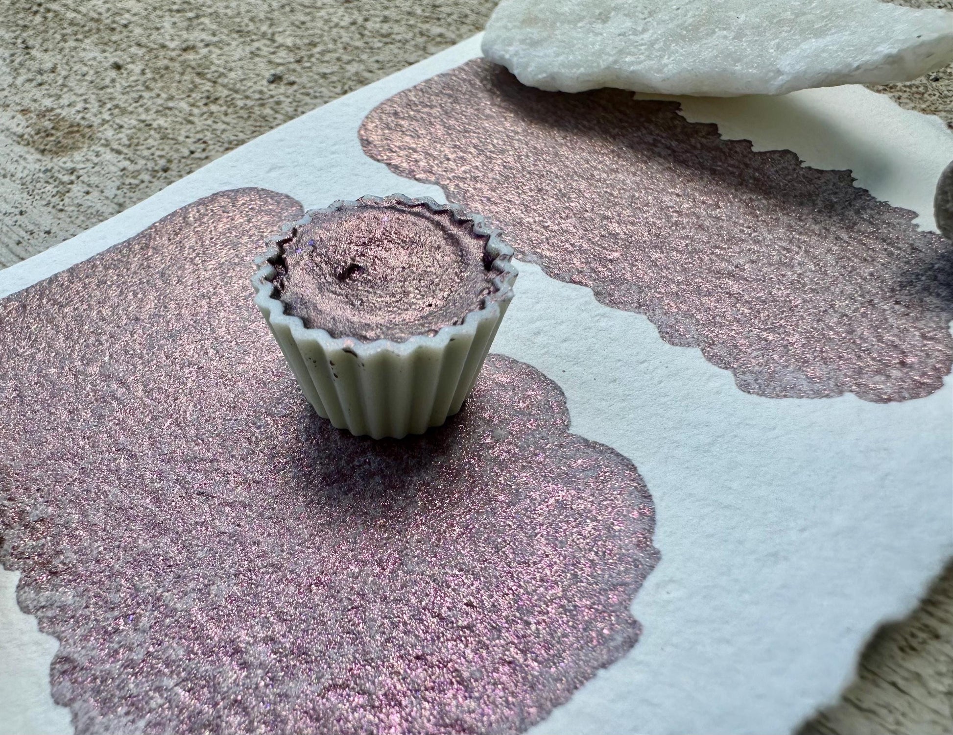 Muffin Pan Watercolors! SHINYREEF | Handmade Watercolors | Handmade Paint | Watercolors | Watercolor | Watercolor Artist | Half pan size
