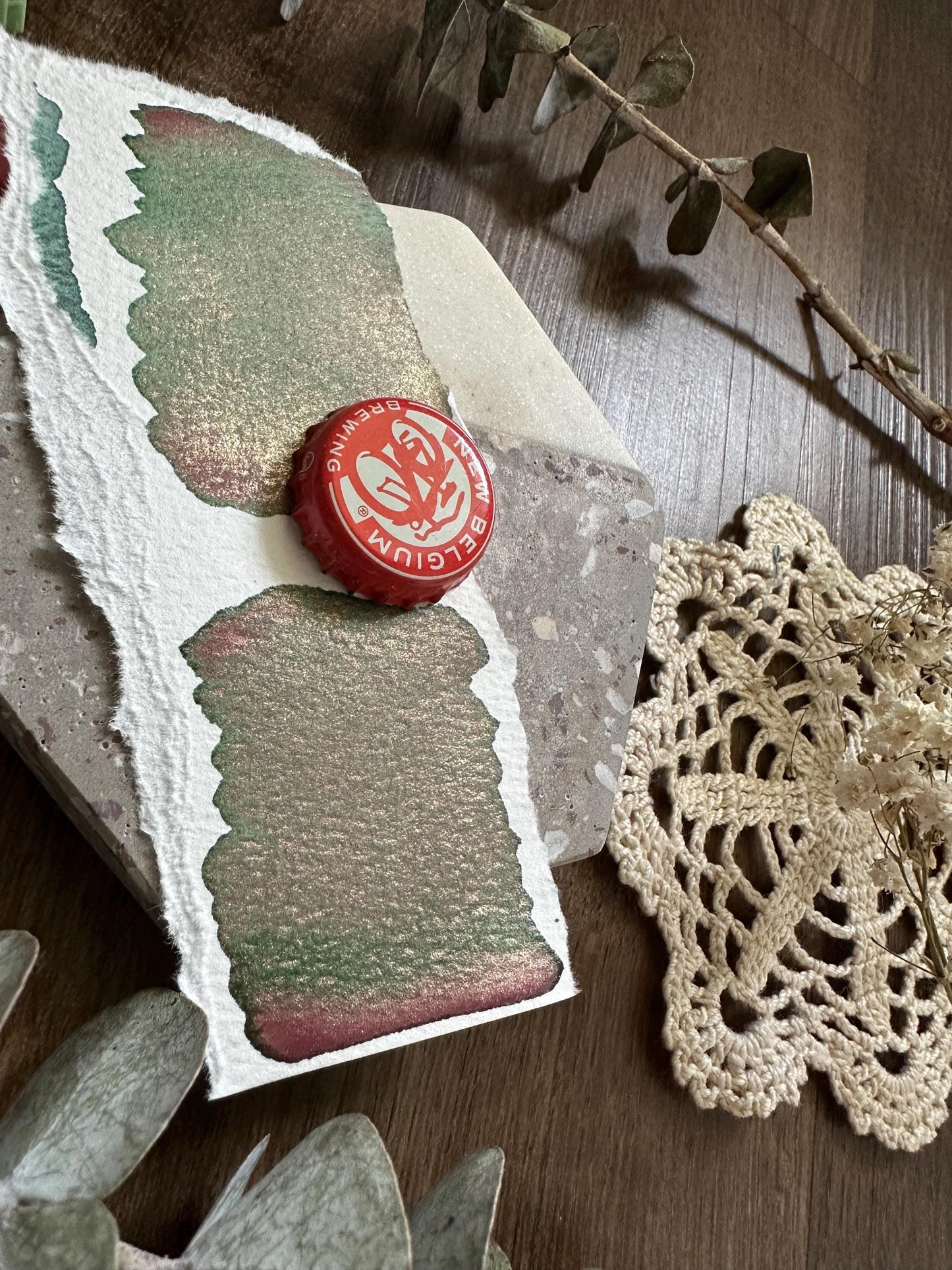 BOTTLE CAP 2 | Handmade Watercolors | Handmade Paint | Calligraphy | Lettering | bottle cap paints