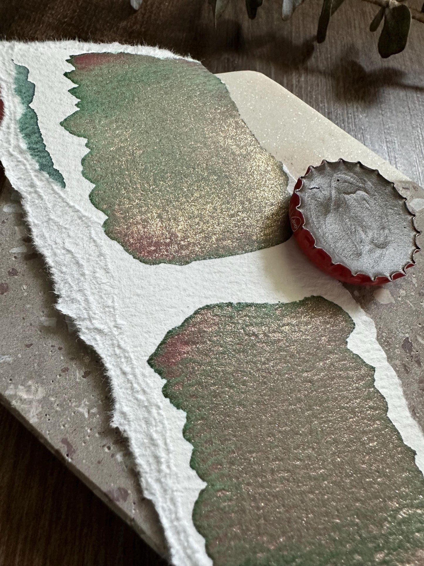 BOTTLE CAP 2 | Handmade Watercolors | Handmade Paint | Calligraphy | Lettering | bottle cap paints