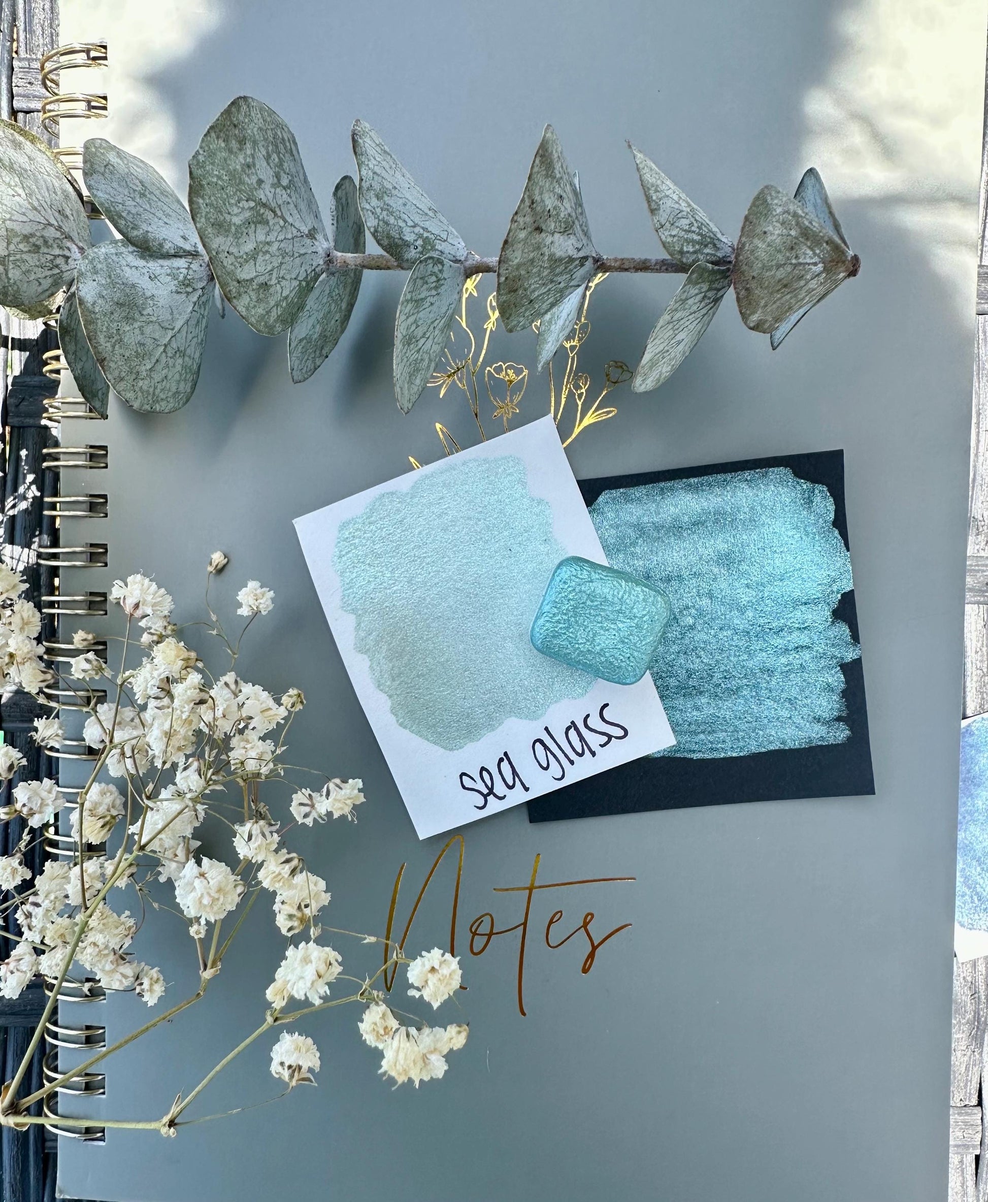 Sea Glass | Handmade Watercolors | Handmade Paint | Watercolors | Watercolor | Watercolor Artist
