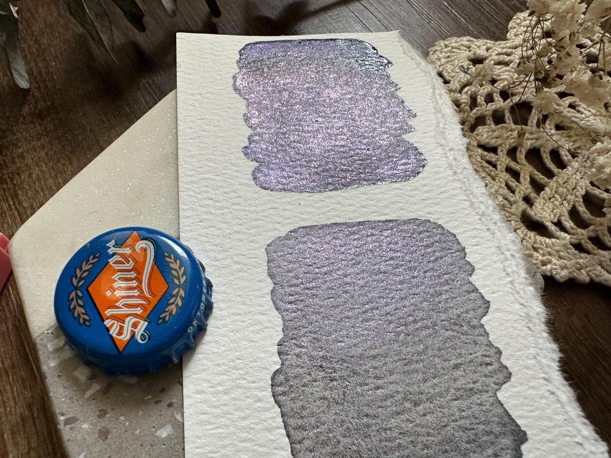 BOTTLE CAP 3 | Handmade Watercolors | Handmade Paint | Calligraphy | Lettering | bottle cap paints