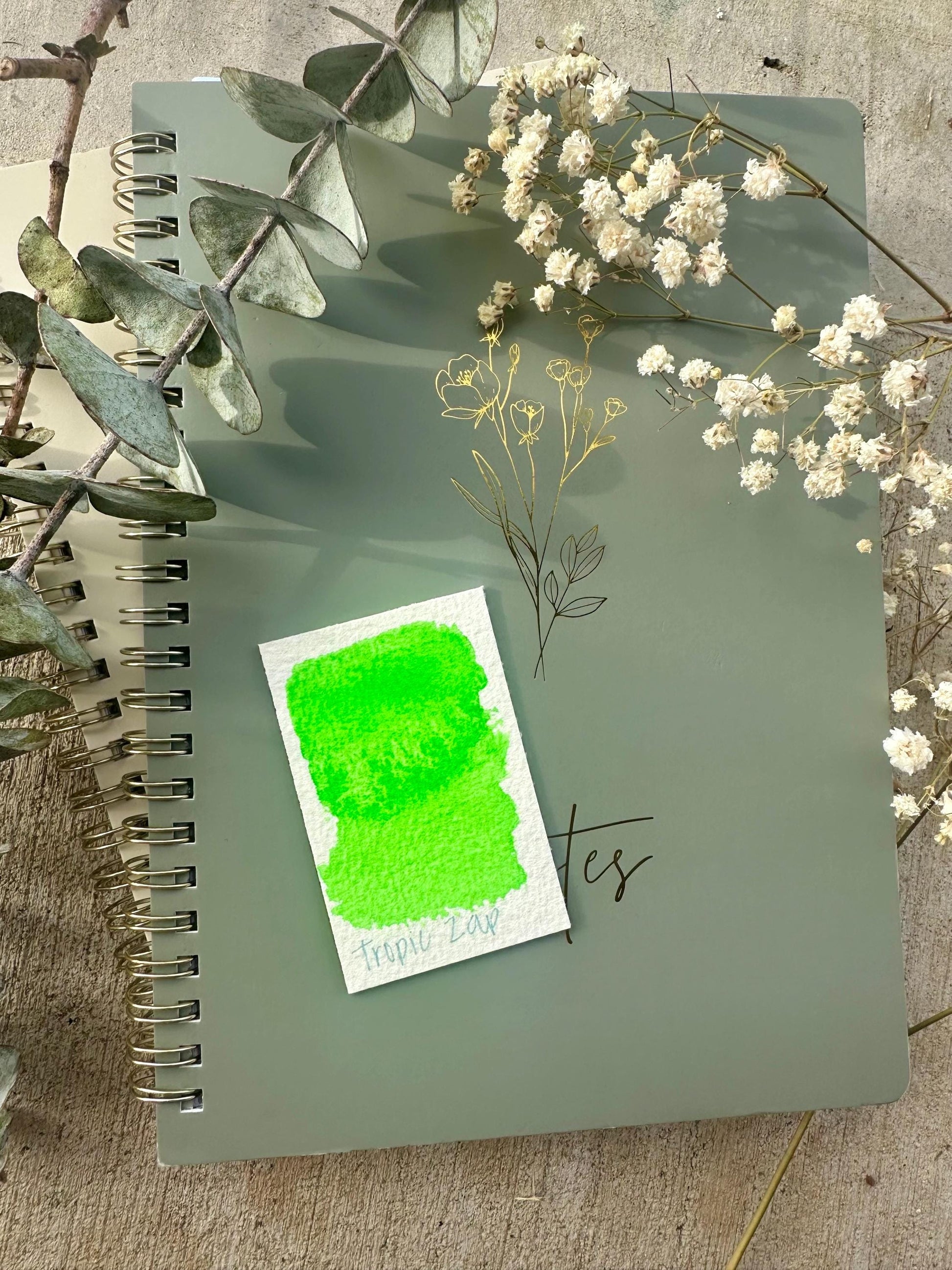 Tropic Spark NEON | Handmade Watercolors | Handmade Paint | Watercolors | Watercolor Artist | Granulating Watercolor