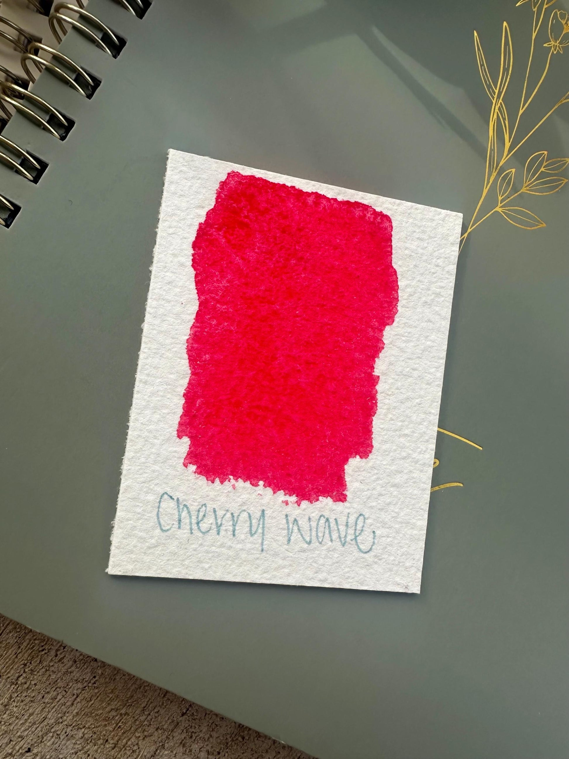 Cherry Wave NEON | Handmade Watercolors | Handmade Paint | Watercolors | Watercolor Artist | Granulating Watercolor