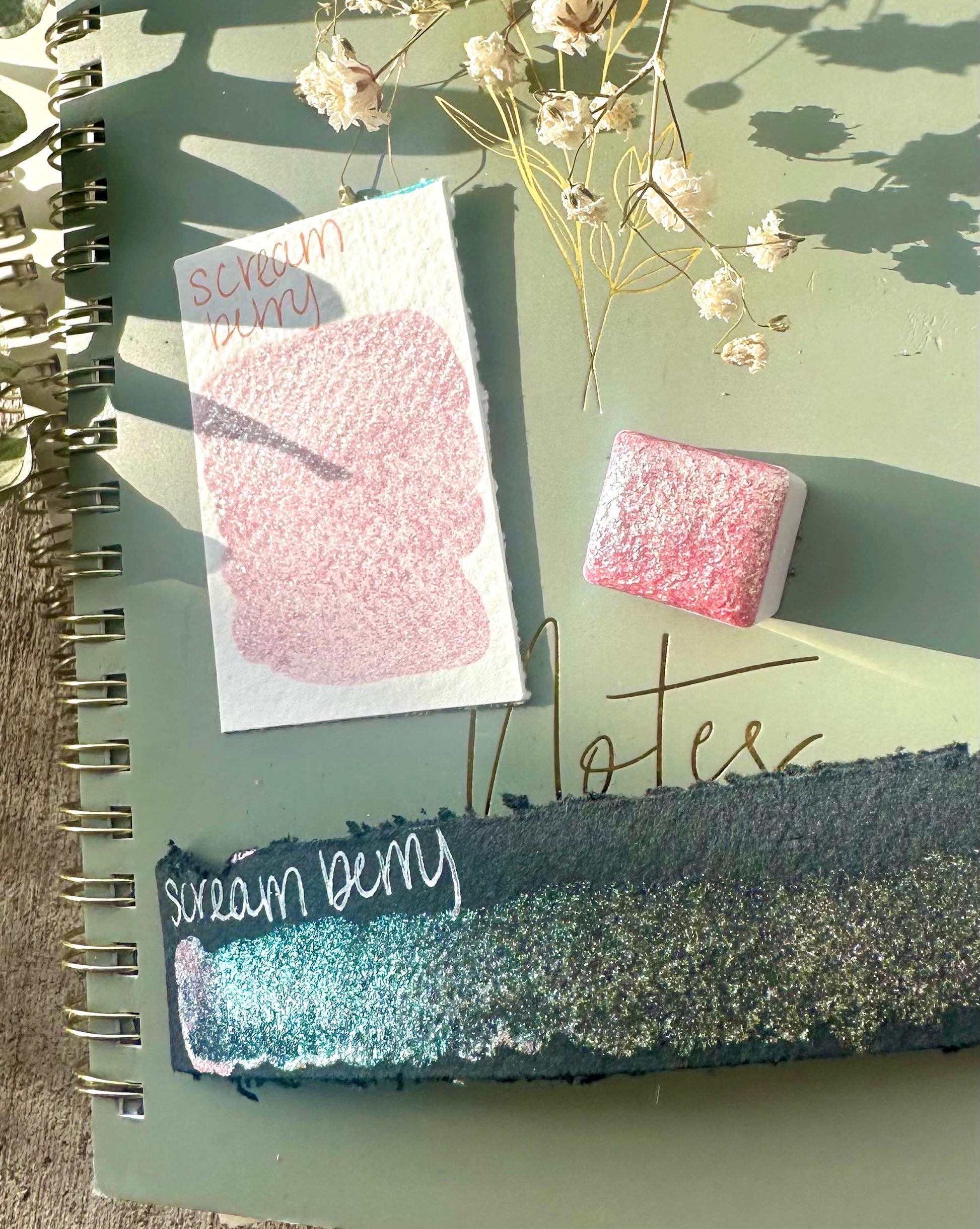 Screamberry | Summerween Shift | Handmade Watercolors | Handmade Paint | Calligraphy | Lettering |