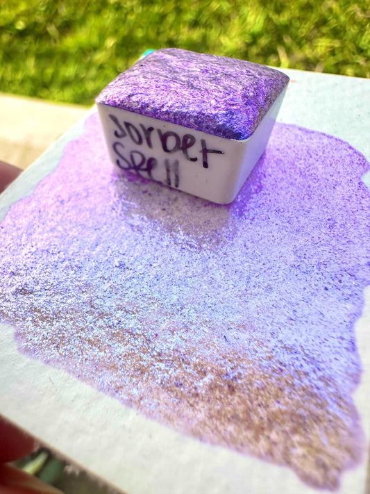 Sorbet Spell | Summerween Shift | Handmade Watercolors | Handmade Paint | Calligraphy | Lettering |