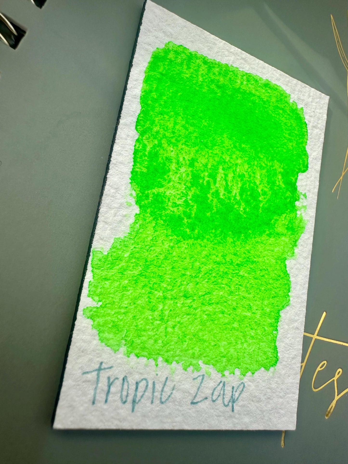 Tropic Spark NEON | Handmade Watercolors | Handmade Paint | Watercolors | Watercolor Artist | Granulating Watercolor