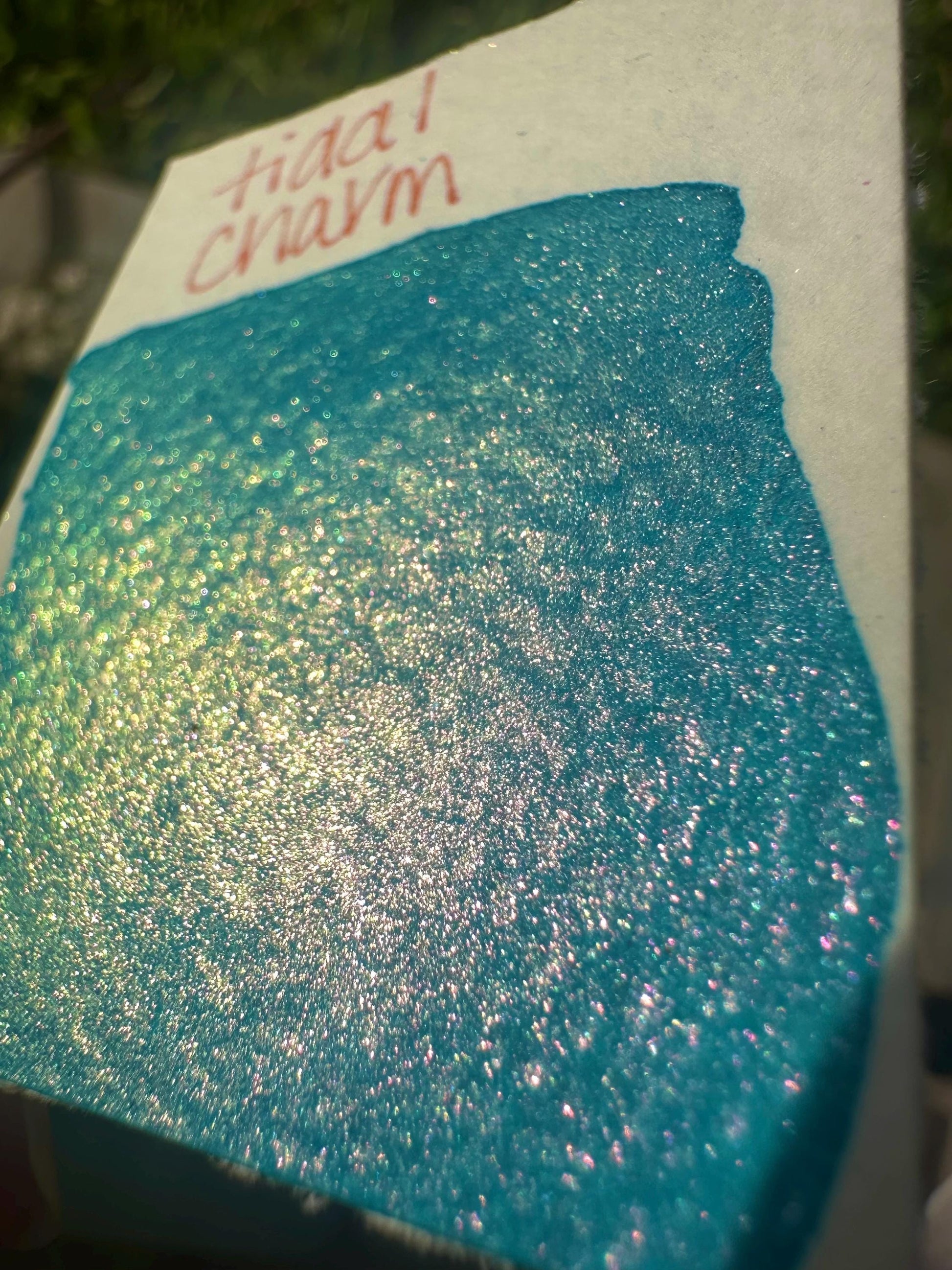Tidal Charm | Summerween Shift | Handmade Watercolors | Handmade Paint | Calligraphy | Lettering |