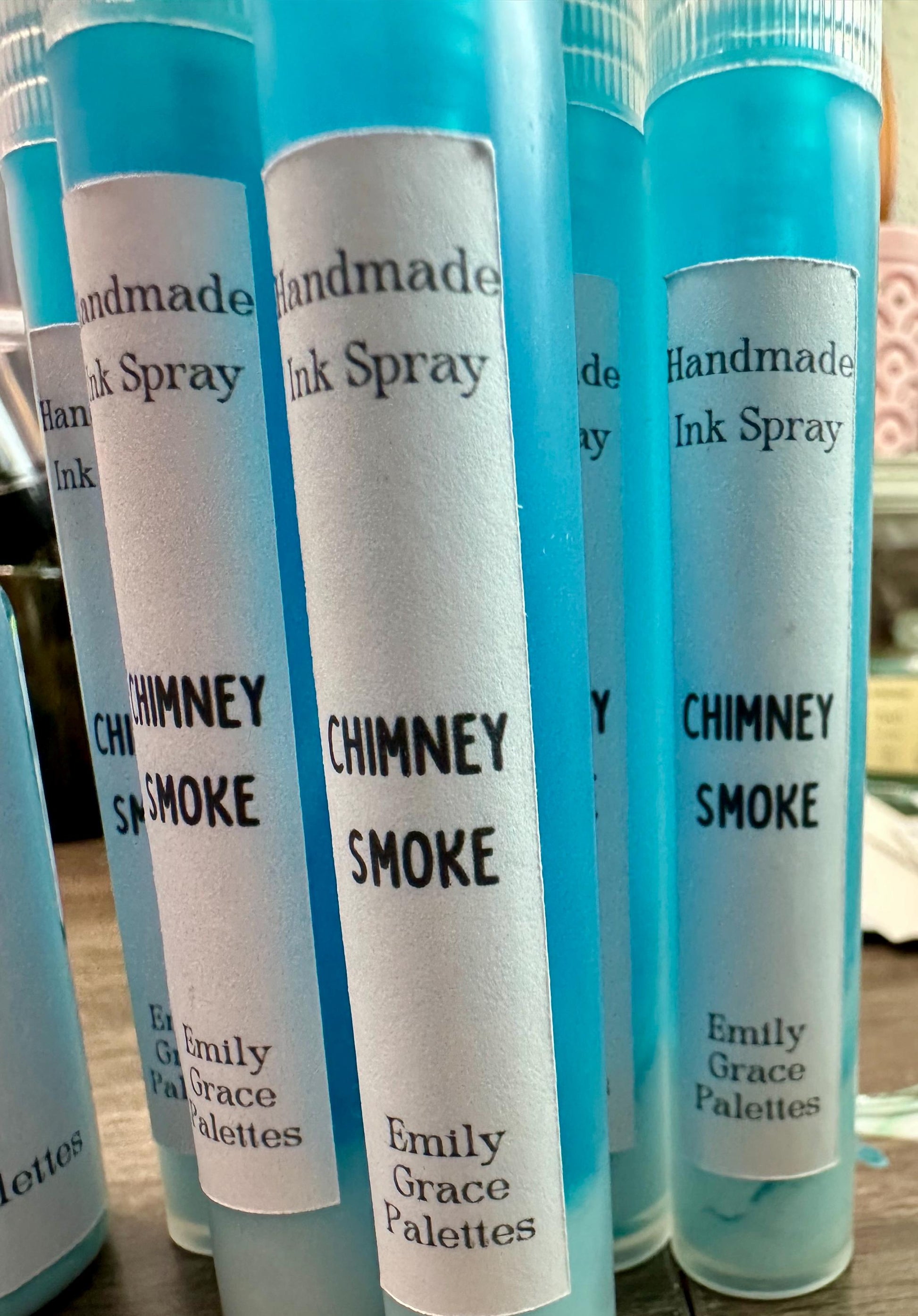 Chimney Smoke | Shimmer Spray | Handmade Ink | Calligrapby | Stencils | Handmade Cards| Watercolor Art | Colorshift Ink | Shimmer Ink