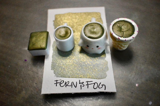 Fern & Fog | Spooky Season | Handmade Watercolors | Handmade Paint | Watercolors | Watercolor | Watercolor Artist | Shimmer Paint | Matte