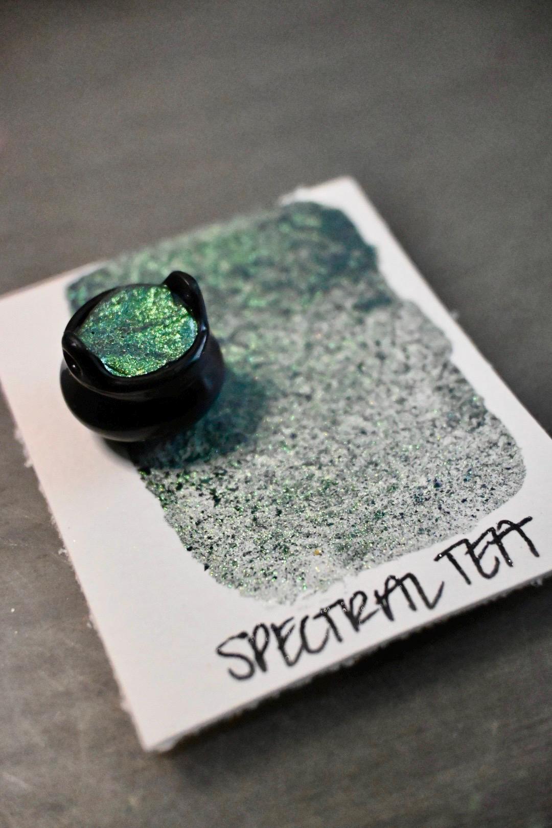 Spectral Tea | Spooky Season | Handmade Watercolors | Handmade Paint | Watercolors | Watercolor | Watercolor Artist |Shimmer Paint | Matte