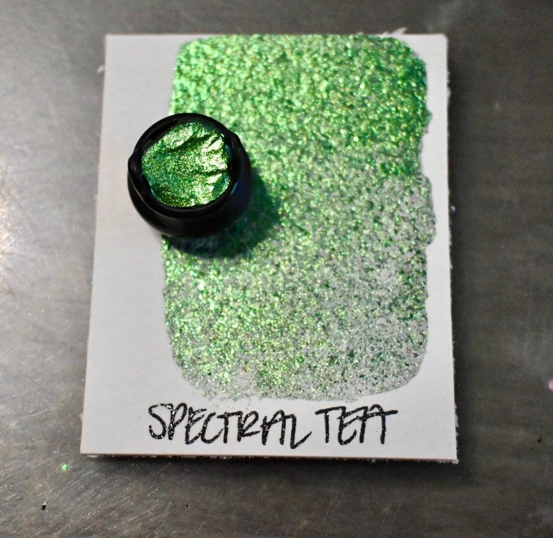 Spectral Tea | Spooky Season | Handmade Watercolors | Handmade Paint | Watercolors | Watercolor | Watercolor Artist |Shimmer Paint | Matte
