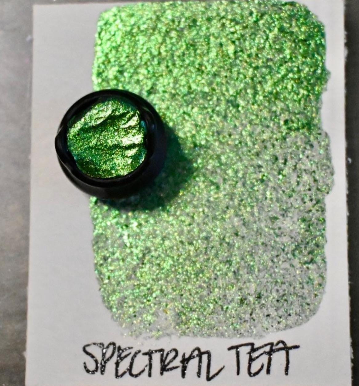 Spectral Tea | Spooky Season | Handmade Watercolors | Handmade Paint | Watercolors | Watercolor | Watercolor Artist |Shimmer Paint | Matte