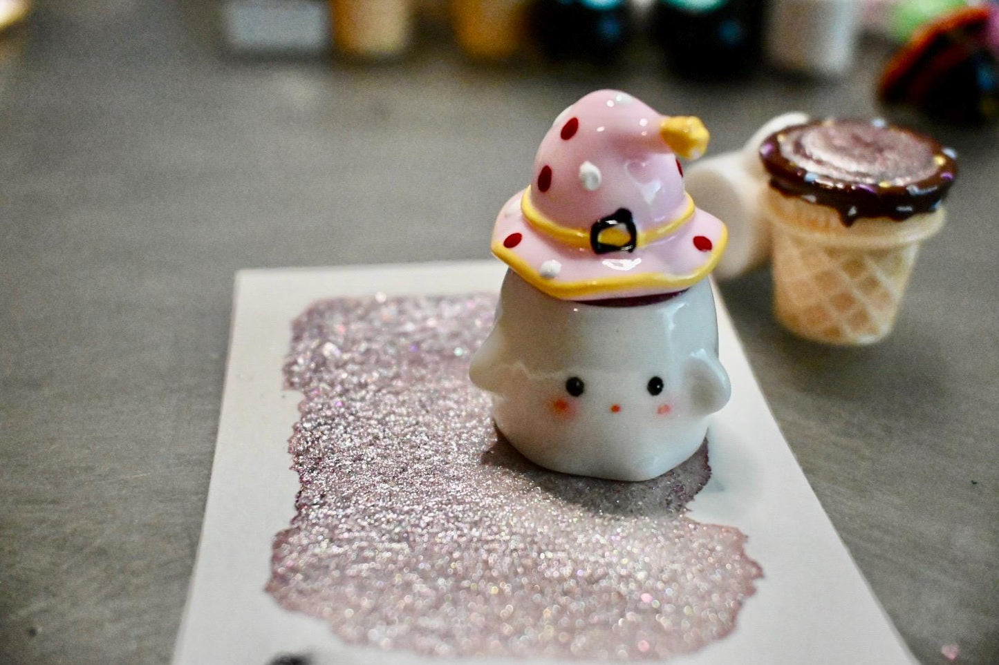 Cobweb Cream | Spooky Season | Handmade Watercolors | Handmade Paint | Watercolors | Watercolor | Watercolor Artist |Shimmer Paint | Matte