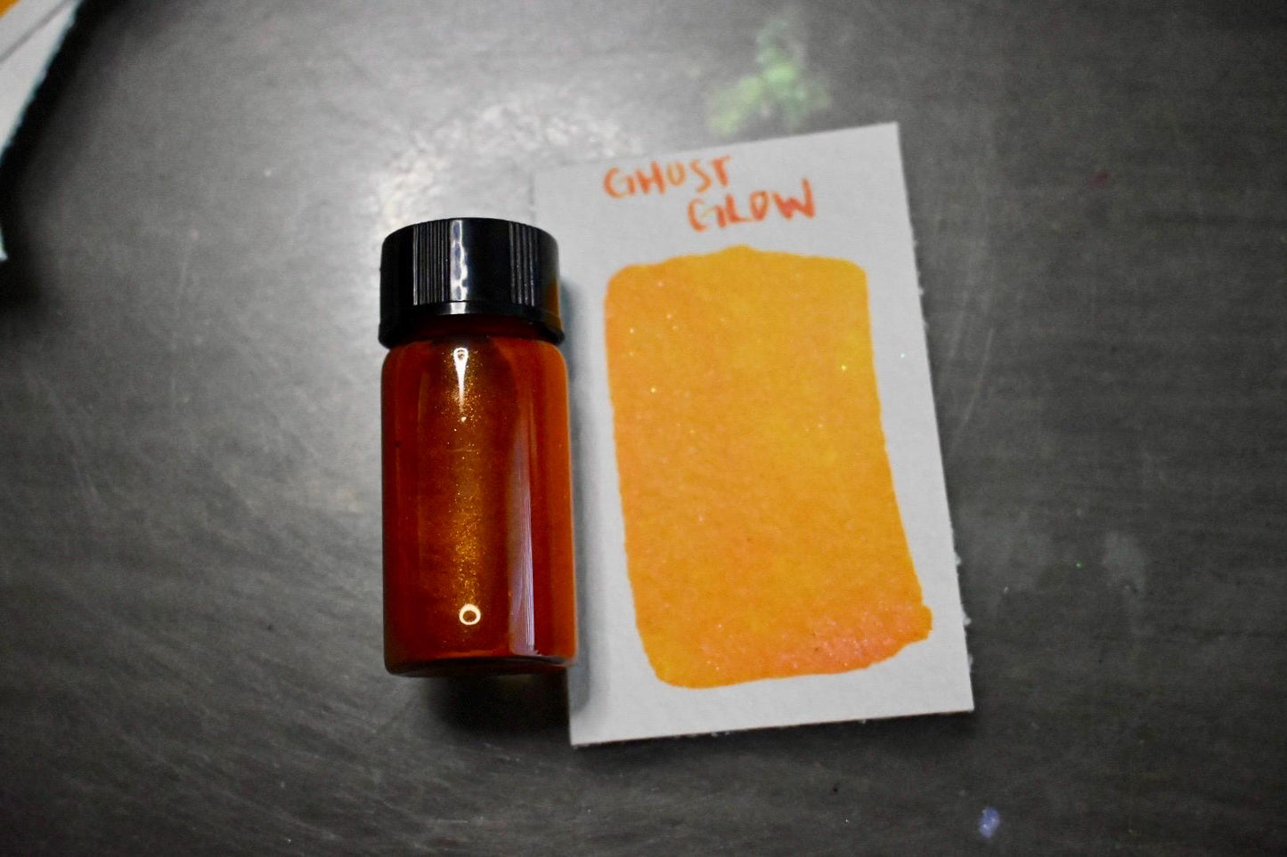Ghost Glow | Dip Pen Ink | Handmade Ink | Calligrapby | Stencils | Handmade Cards| Watercolor Art | Colorshift Ink | Shimmer Ink | Nib Ink