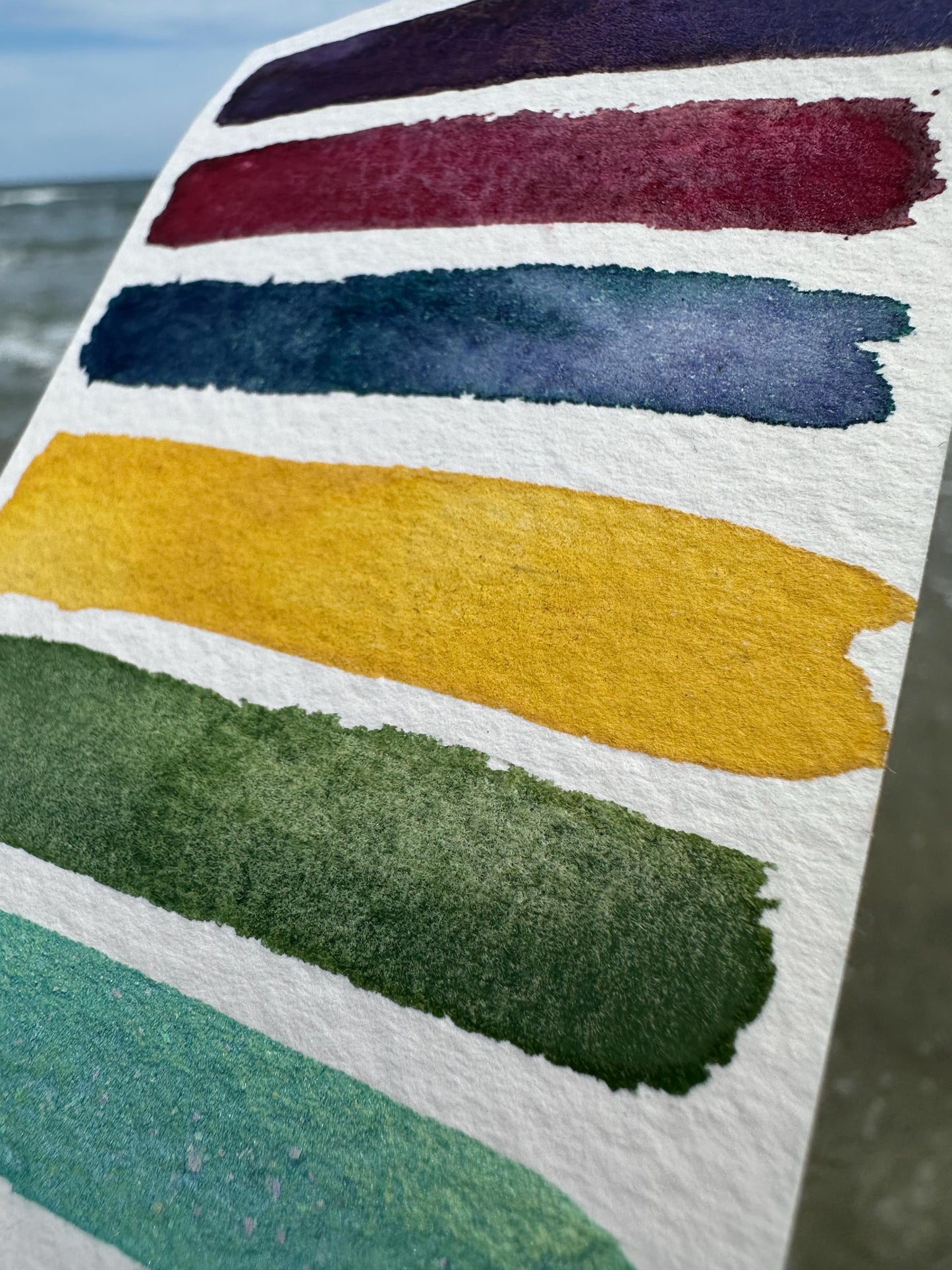 Opal & Mint HALF PAN Collab | Handmade Watercolors | Handmade Paint | Watercolors | Watercolor | Watercolor Artist |Shimmer Paint | Matte