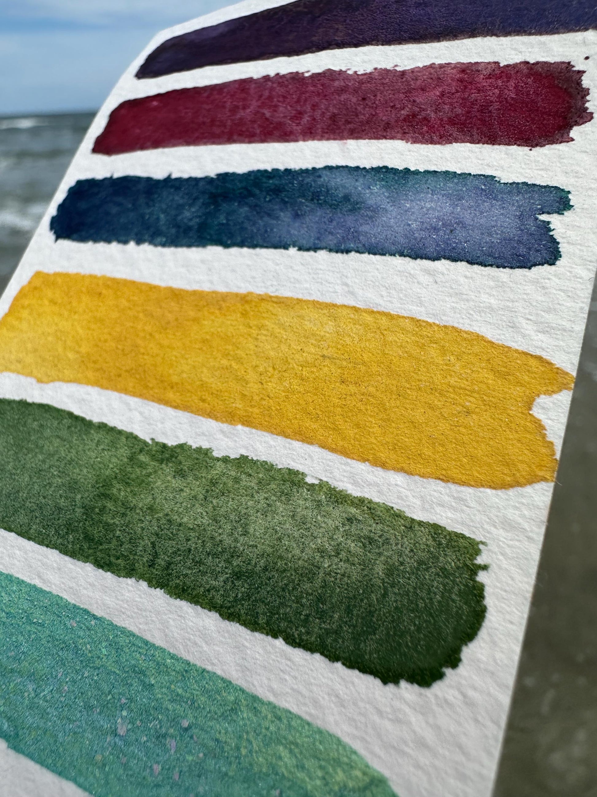 Opal & Mint HALF PAN Collab | Handmade Watercolors | Handmade Paint | Watercolors | Watercolor | Watercolor Artist |Shimmer Paint | Matte