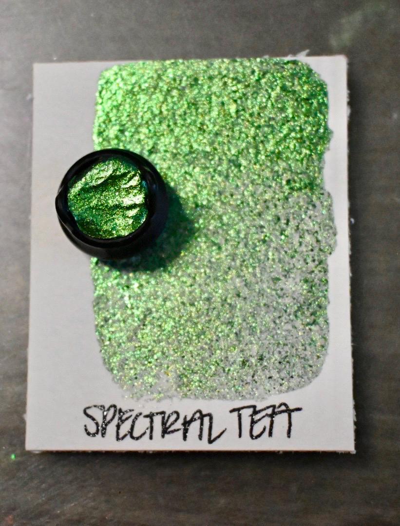 Spectral Tea | Spooky Season | Handmade Watercolors | Handmade Paint | Watercolors | Watercolor | Watercolor Artist |Shimmer Paint | Matte