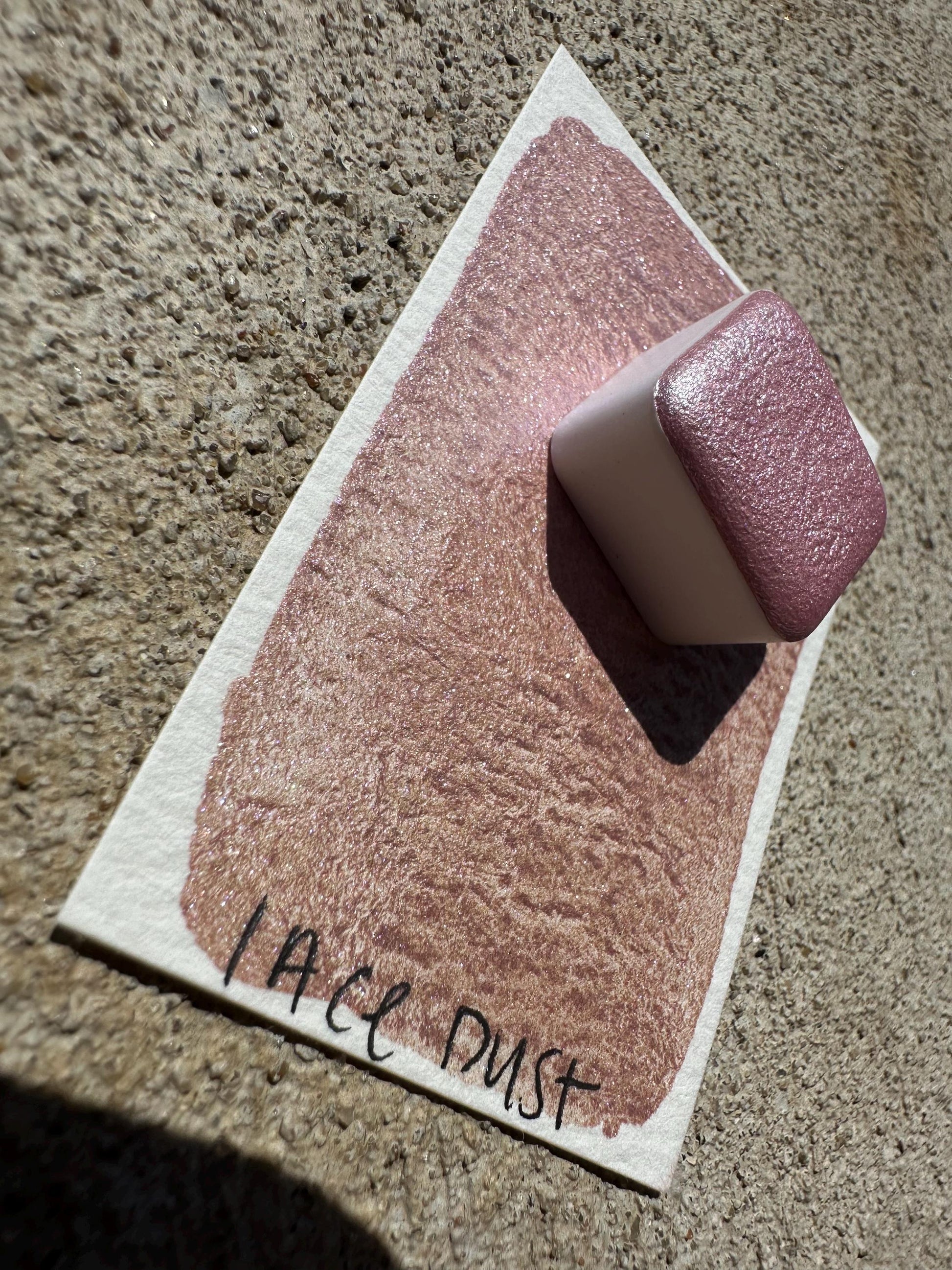 Lace Dust | Handmade Watercolors | Handmade Paint | Watercolors | Watercolor Artist | Handmade Cards | Glitter Watercolors |