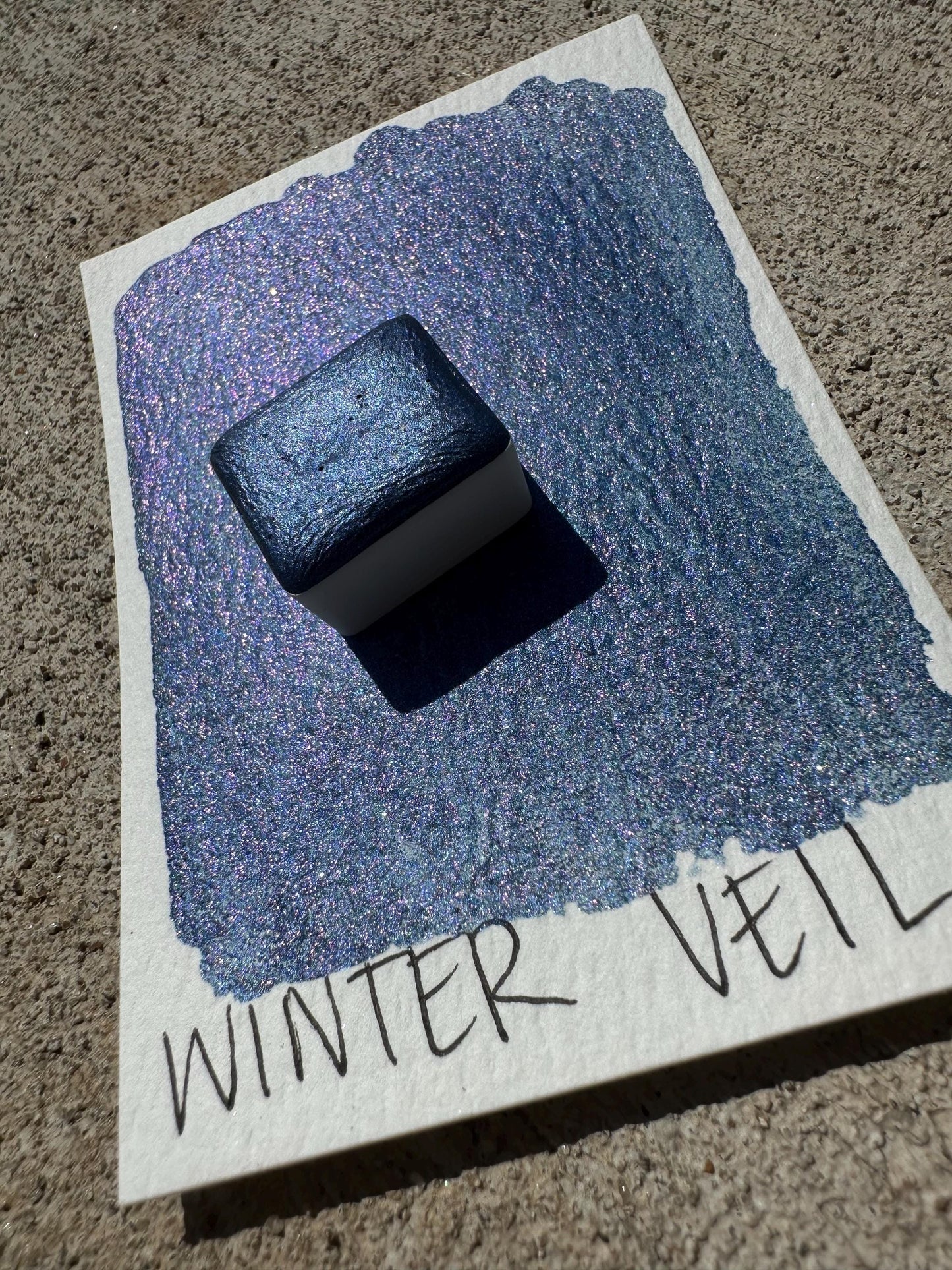 Winter Veil | Handmade Watercolors | Handmade Paint | Watercolors | Watercolor | Watercolor Artist
