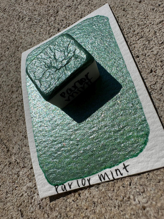 Parlor Mint | Handmade Watercolors | Handmade Paint | Watercolors | Watercolor | Watercolor Artist OUT OF PRODUCTION