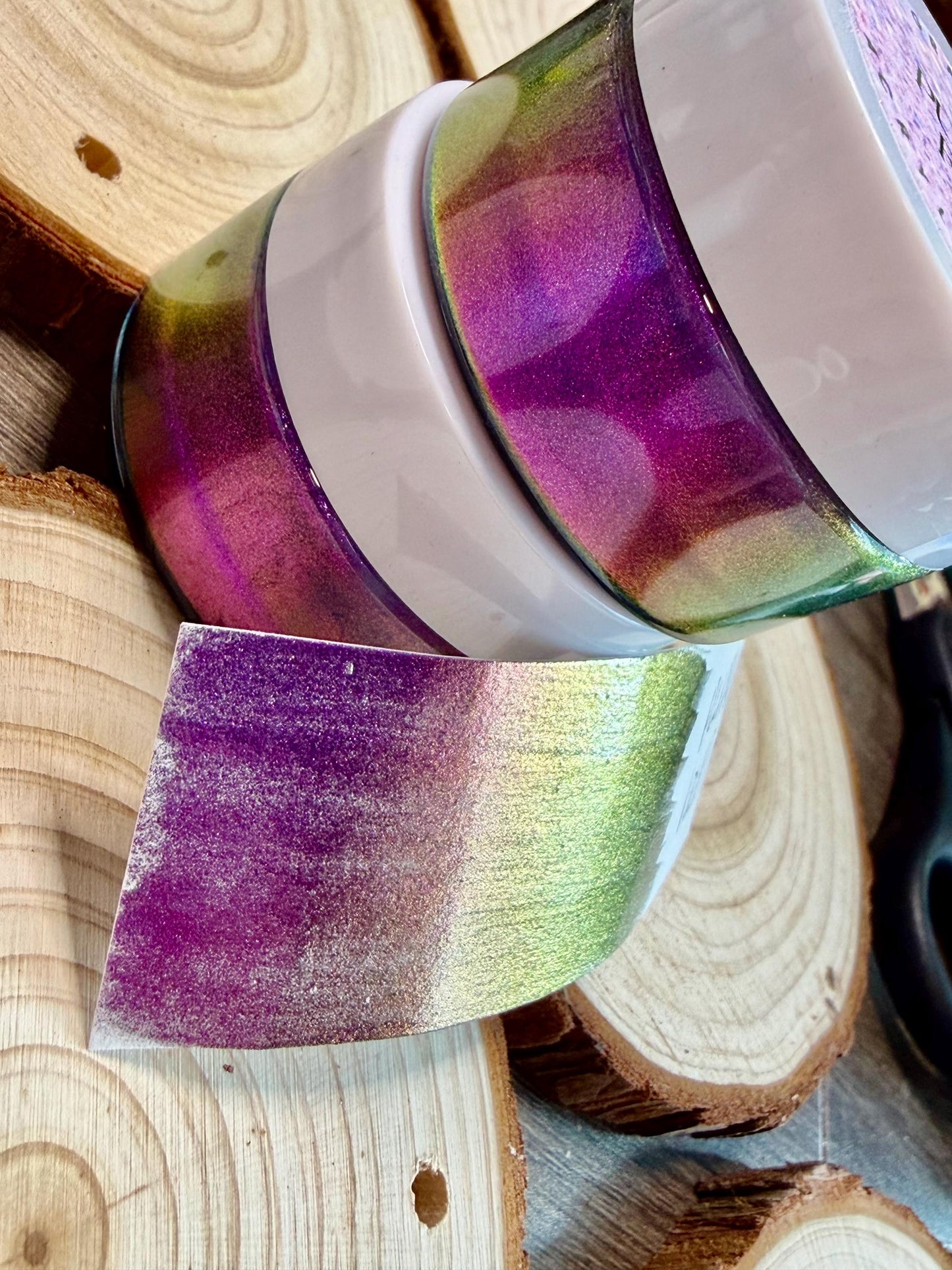 Purple Rain | Handmade Acrylic Paint | Handmade Paint | Acrylic Artist | Watercolor | Acrylic Shimmer Artist