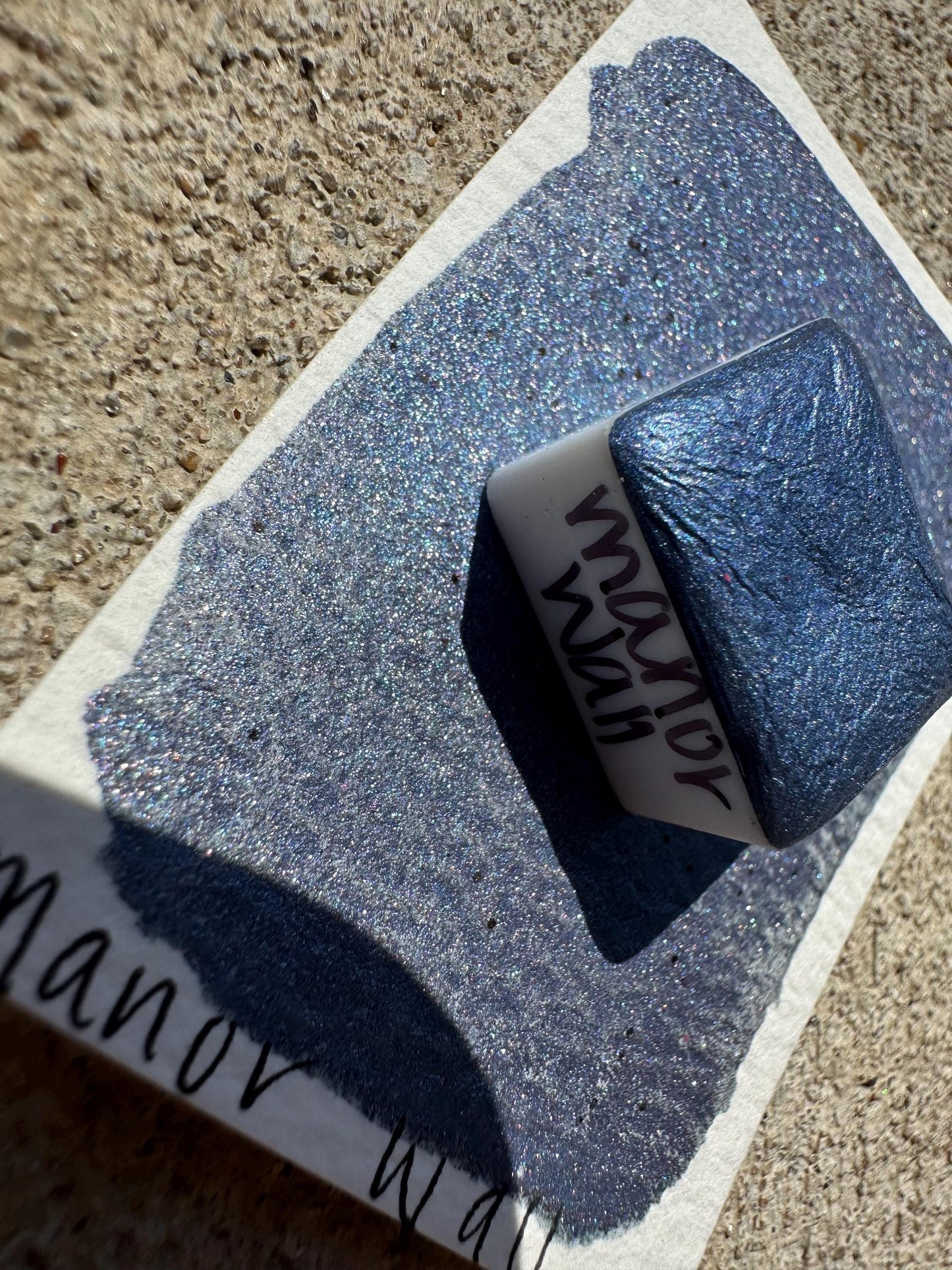 Manor Wall | Handmade Watercolors | Handmade Paint | Watercolors | Watercolor Artist | Handmade Cards | Glitter Watercolors |
