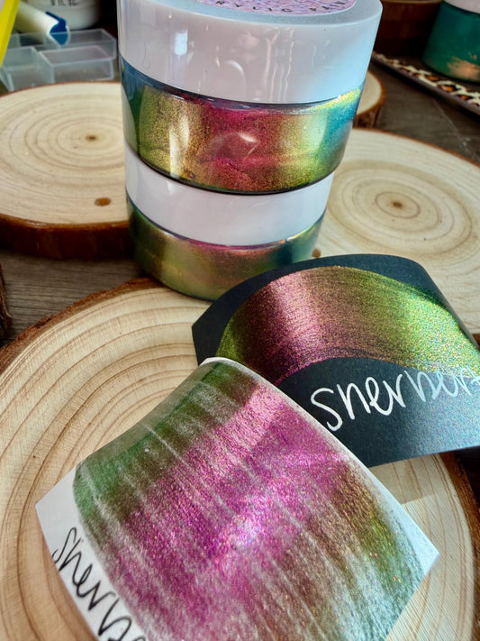 Sherbert | Handmade Acrylic Paint | Handmade Paint | Acrylic Artist | Watercolor | Acrylic Shimmer Artist