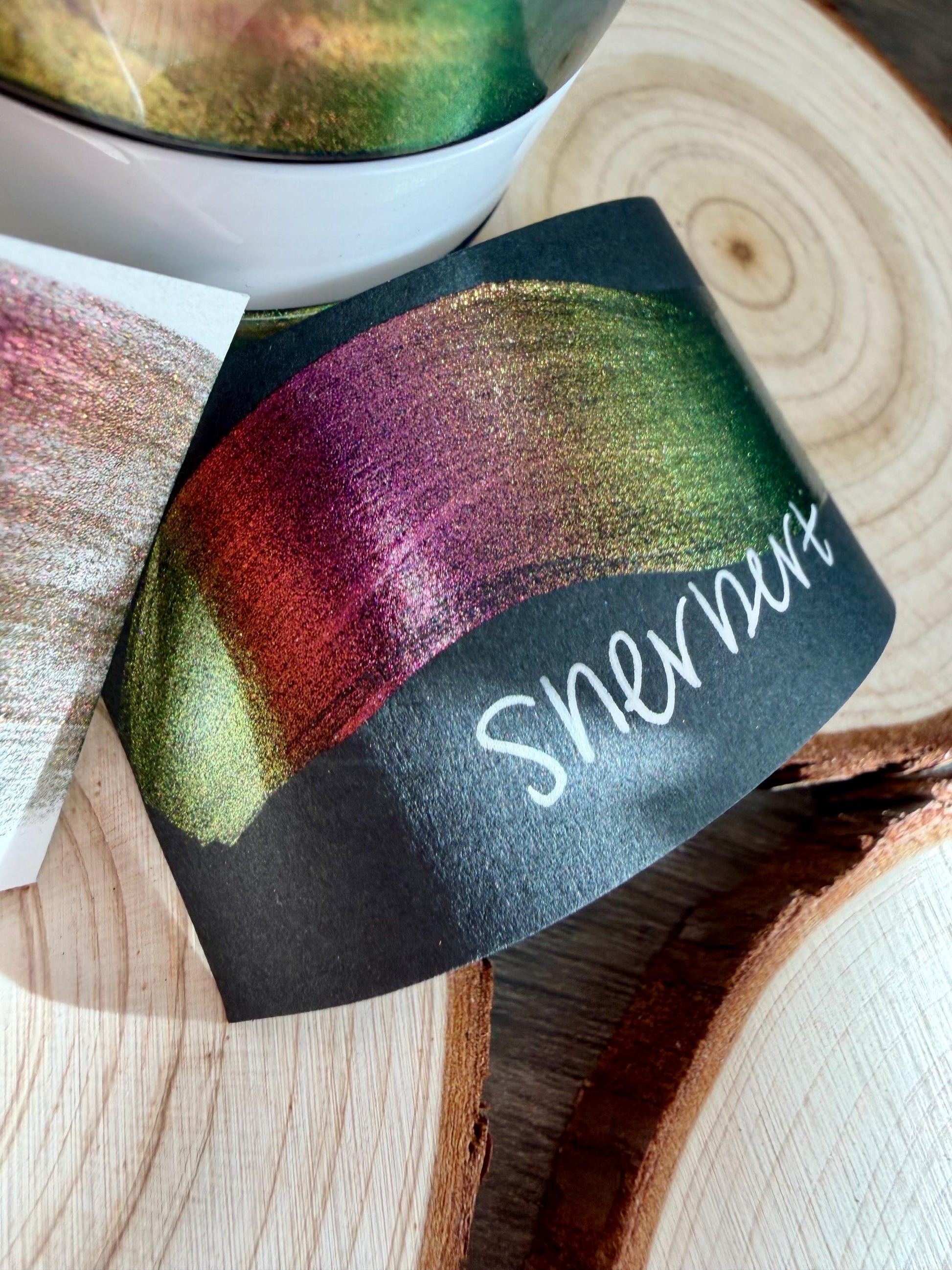 Sherbert | Handmade Acrylic Paint | Handmade Paint | Acrylic Artist | Watercolor | Acrylic Shimmer Artist
