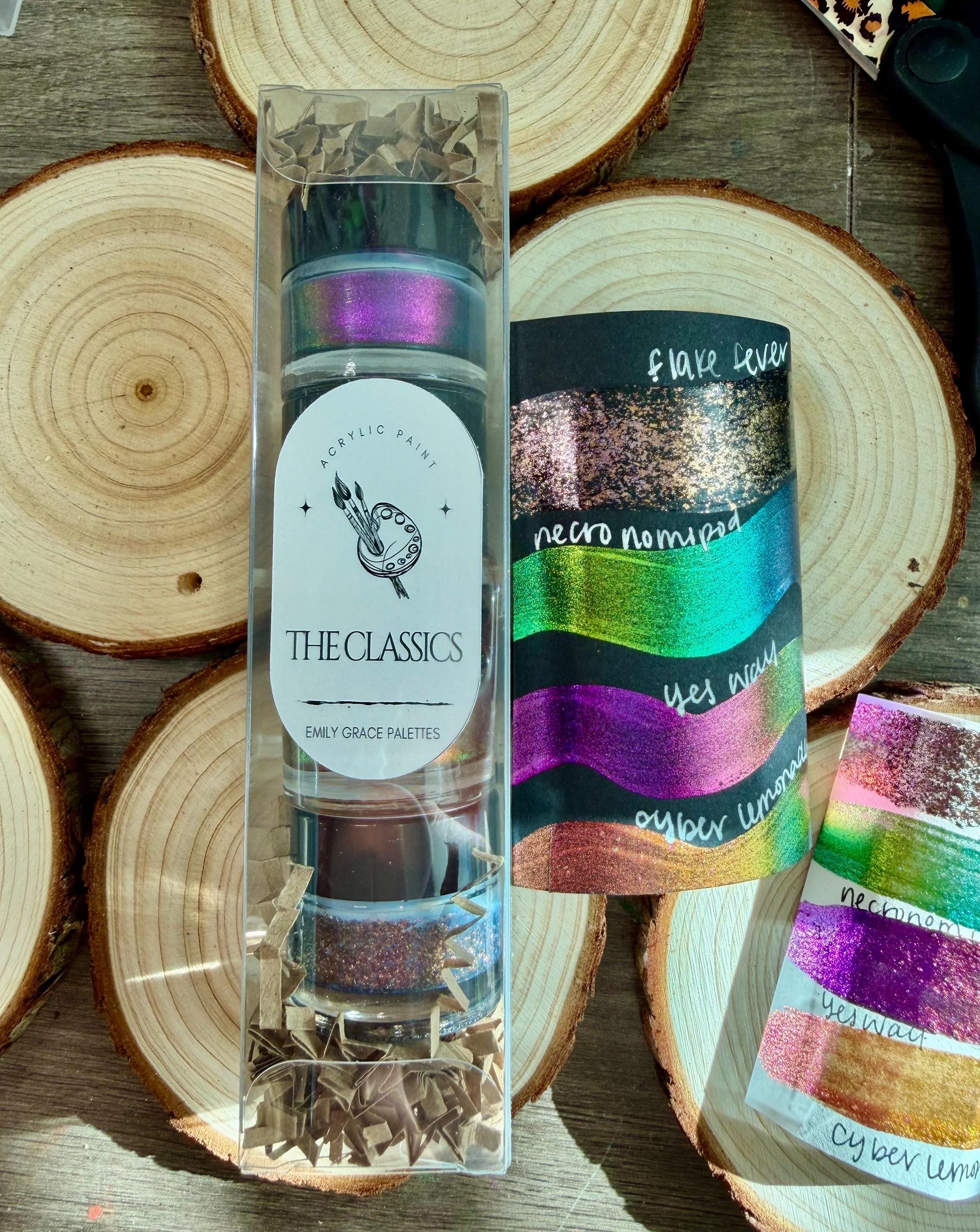 The Classics | 5 Gram Stocking Stuffer Set | Handmade Acrylic Paint | Handmade Paint | Acrylic Artist | Watercolor | Acrylic Shimmer Artist