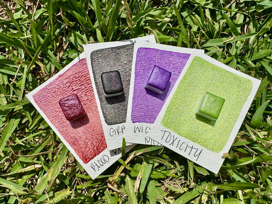 Halloween Set 2025 | Handmade Watercolors | Handmade Paint | Watercolors | Watercolor | Watercolor Artist